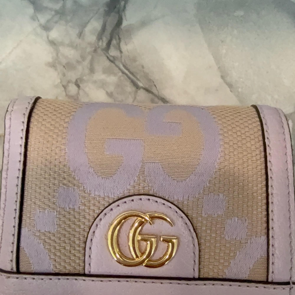Gucci Lavender Ophidia Wallet - Picture 2 of 3